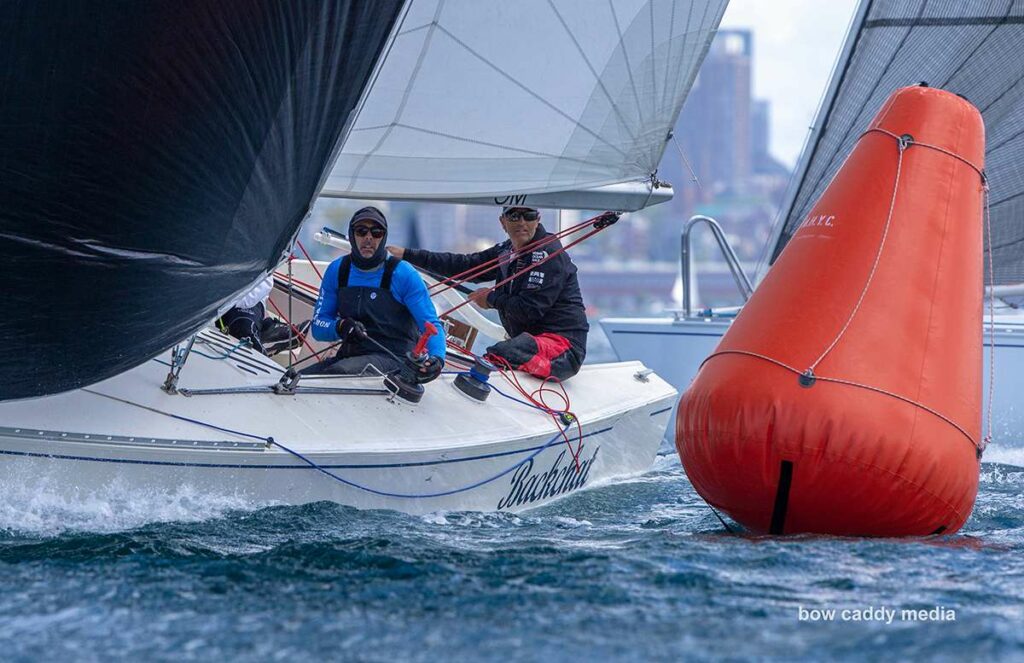 Tom Braidwood and the Backchat crew. Pic - Bow Caddy Media