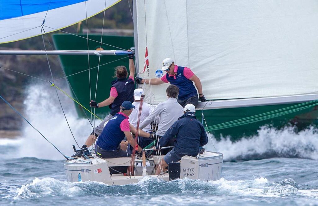 Downwind fun in Sydney Harbour. Pic - Bow Caddy Media