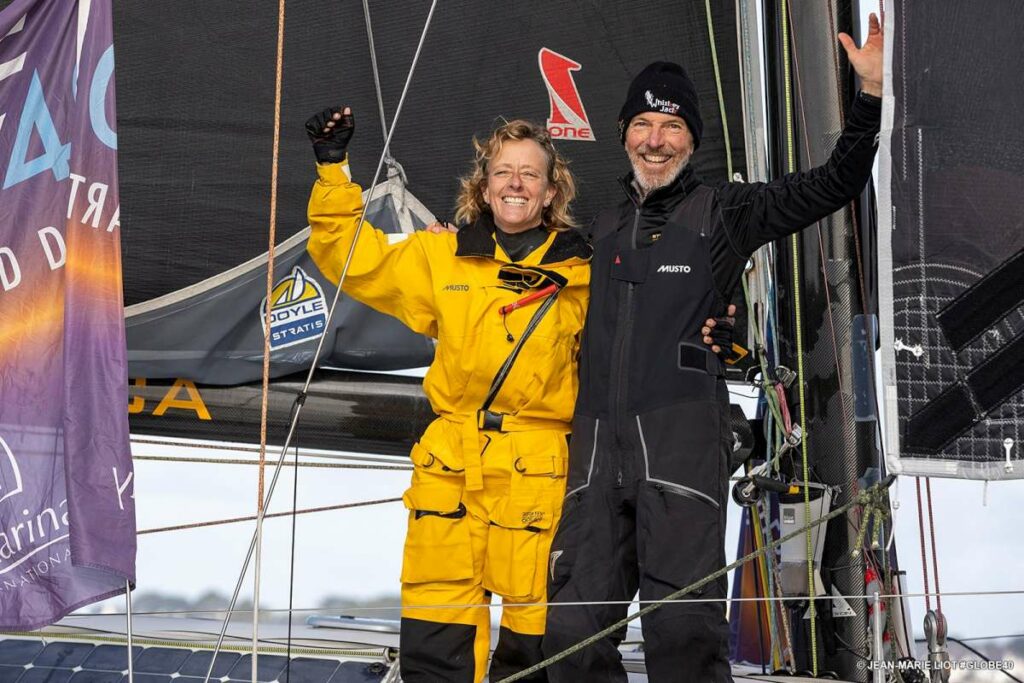 ARRIVAL OF THE ICONIC CANADIAN SKIPPER MÉLODIE SCHAFFER