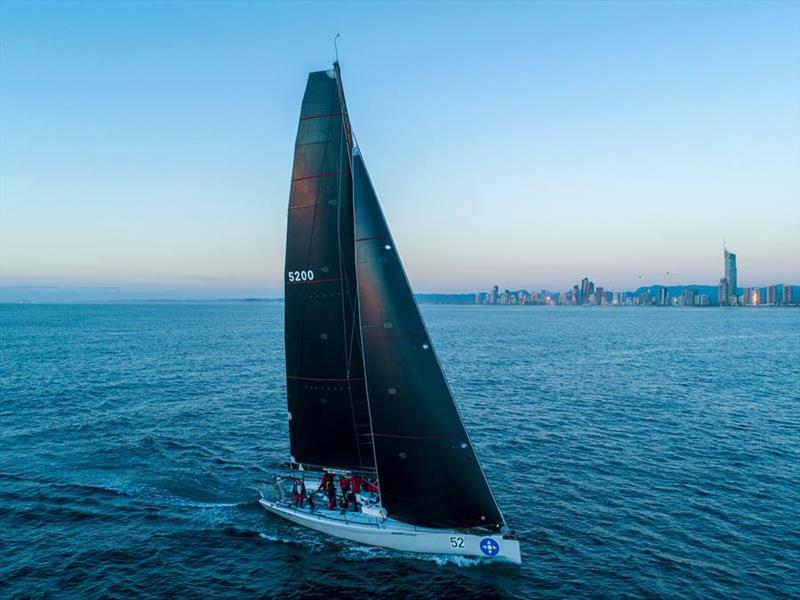 Yacht coming into Gold Coast