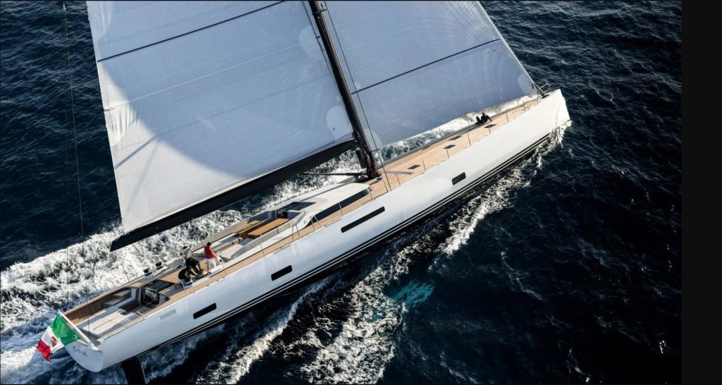 CEFEA is a 33.77 m Sail Yacht, built in Italy by Solaris Yachts and designed by Monaco Yacht Tempations 