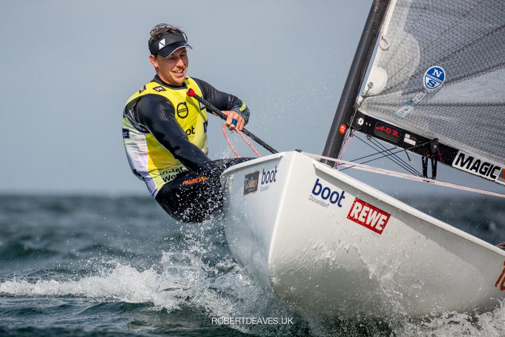 Nicholas Heiner (NED) sailing