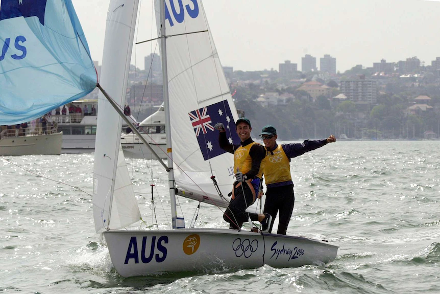 Tom King and his crew mate Mark Turnbull, won the gold medal in the Men's 470 class at the Sydney 2000 Olympic Games