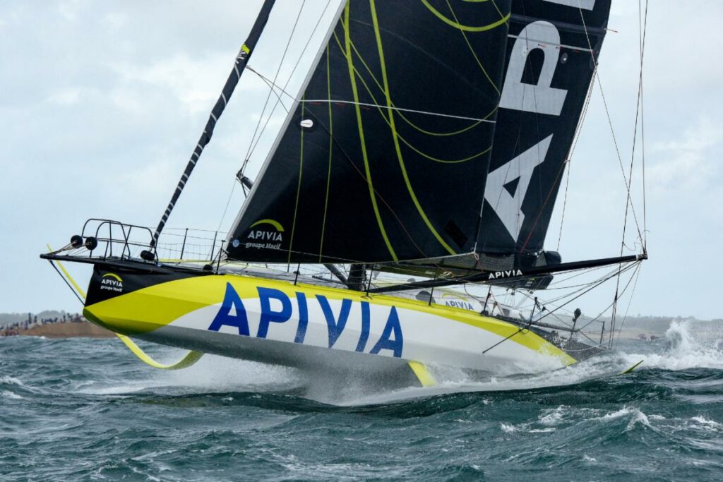 Charlie Dalin and Paul Meilhat on the IMOCA Apivia 