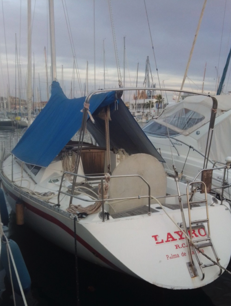 The yacht Layro, a Furia 37 built in 1984. 