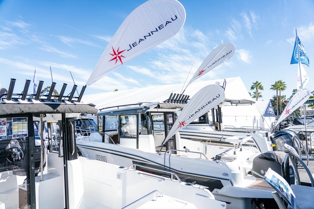 Jeanneau boats at the dock.