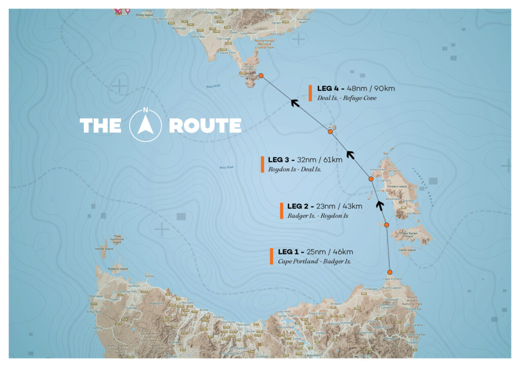 The route diagram.