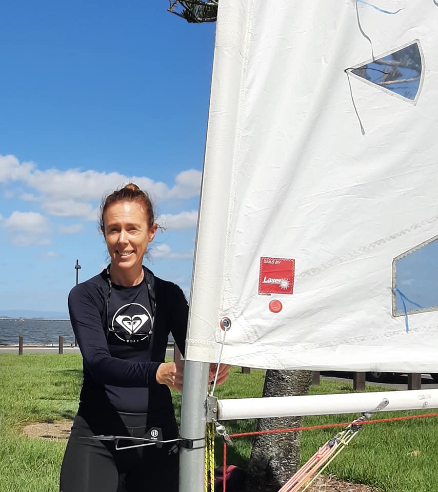 Kate Slade rigging laser.