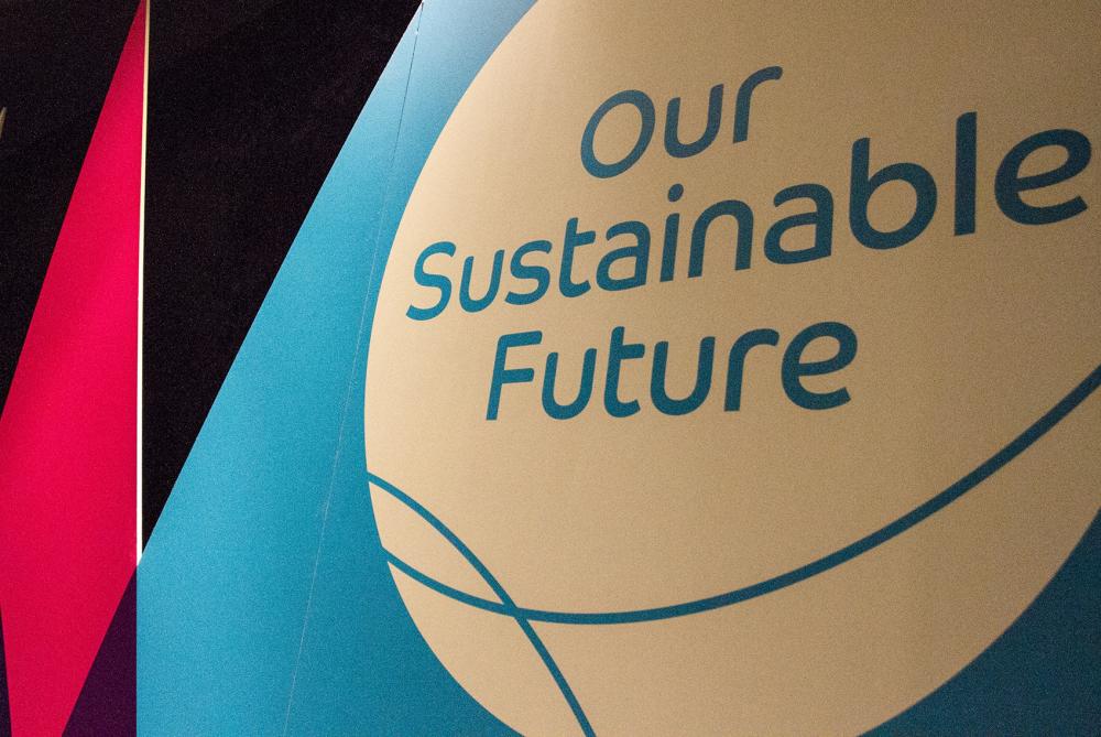 Our sustainable future poster.