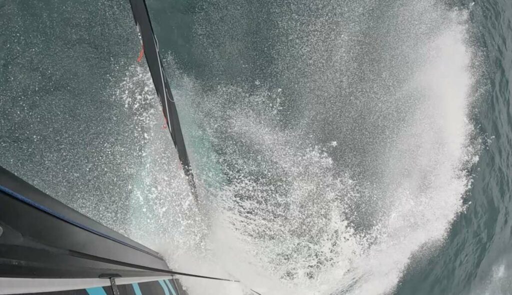 AC40 nose dive November 2022