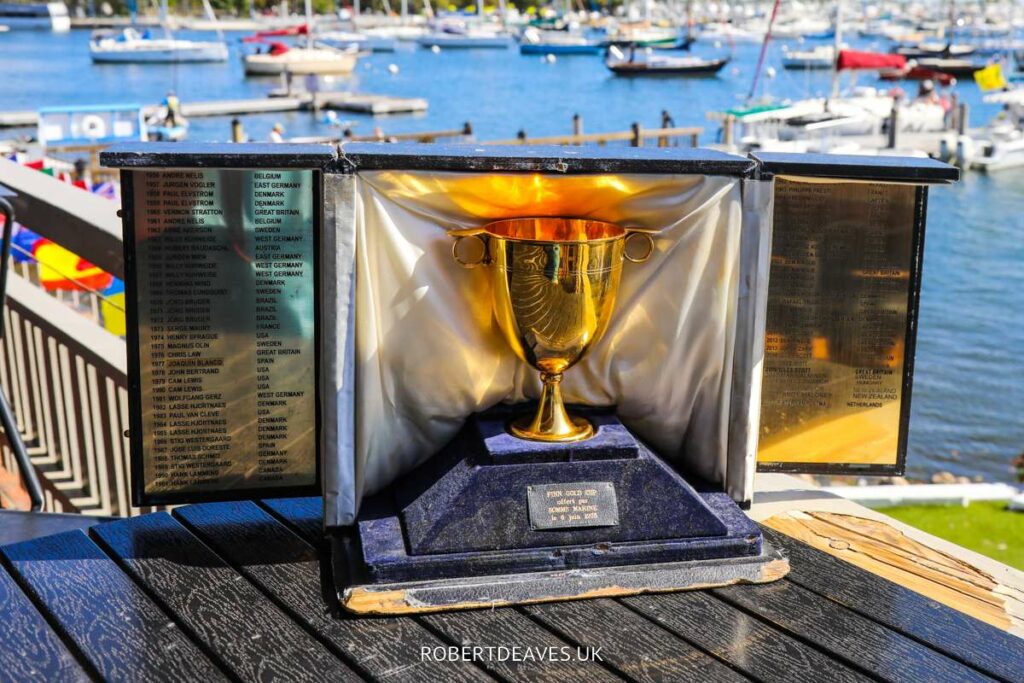 The Finn Gold Cup has arrived in Miami