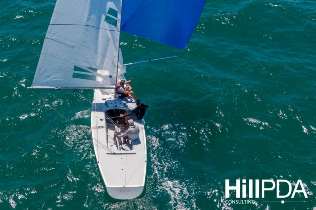John Bertrand, George Richardson and Lewis Brake claimed victory in the 2023 Etchells Nationals