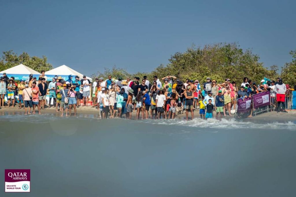The crowd was stoked on all the action from day three.