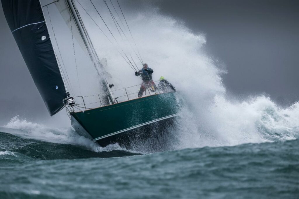 RORC Photographer Paul Wyeth captured the brutal conditions faced by the fleet at the start of the 50th Edition Rolex Fastnet Race © Paul Wyeth/pwpictures.com