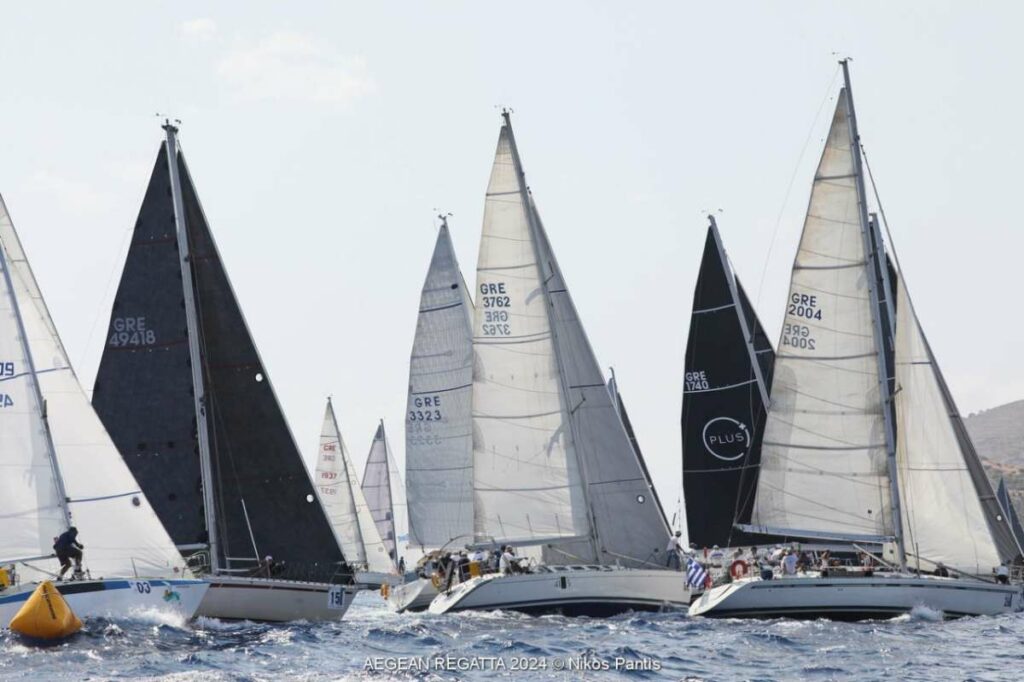 The Aegean Regatta arrived in Tilos after an exciting 2nd leg
