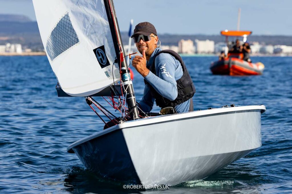 Luke Deegan takes lead at OK Dinghy Europeans