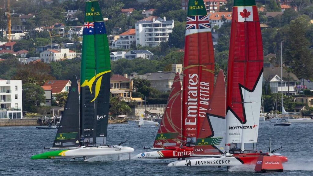 SailGP Final in Sydney between Canada, Great Britain and Australia