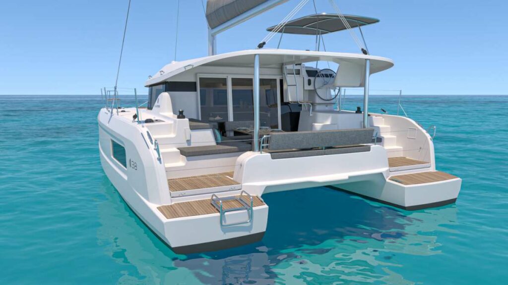 The Lagoon 38 catamaran is set to launch in 2025