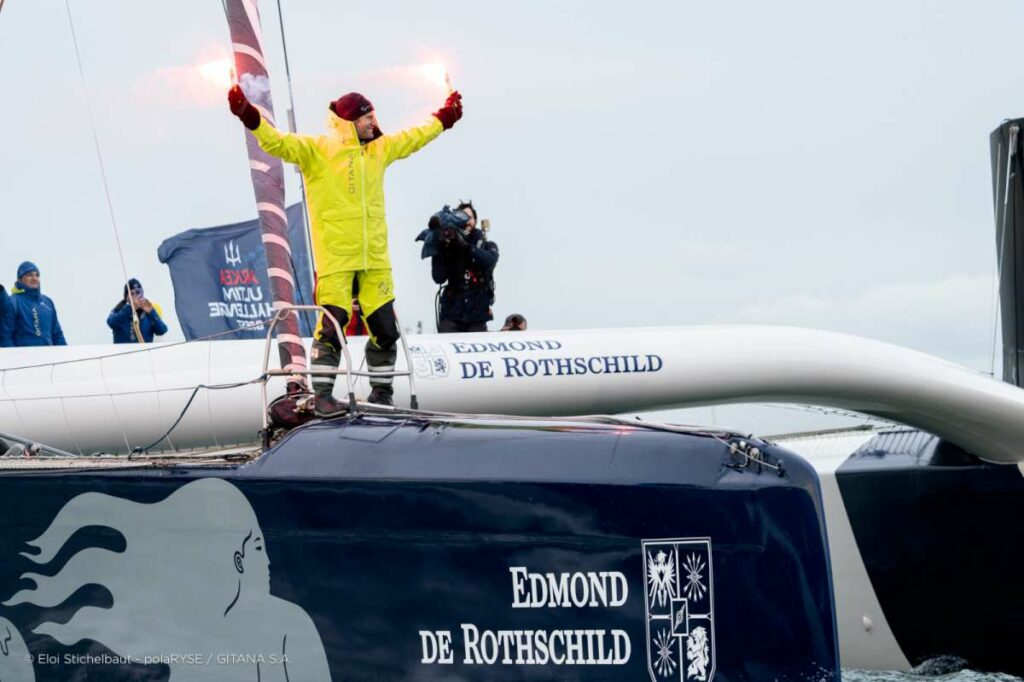 Charles Caudrelier and the Maxi Edmond de Rothschild