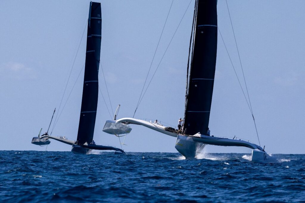 Argo & Zoulou locking horns in the RORC Caribbean 600 © Tim Wright/RORC