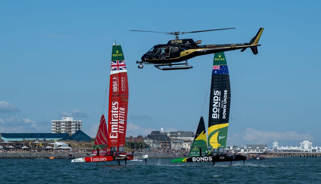 Aussies in top 3 despite conditions on the Solent