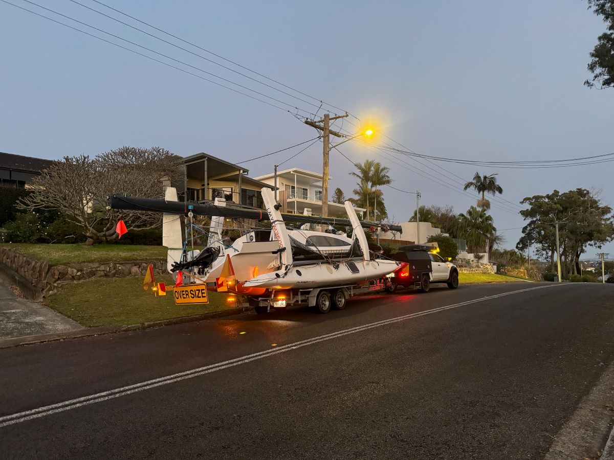 The Stig en route to Airlie Beach - Terry O'Brien pic