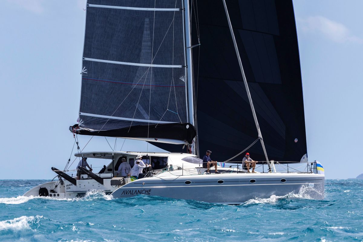 Avalanche - a favourite in Multihull Passage - Andrea Francolini, ABRW pic