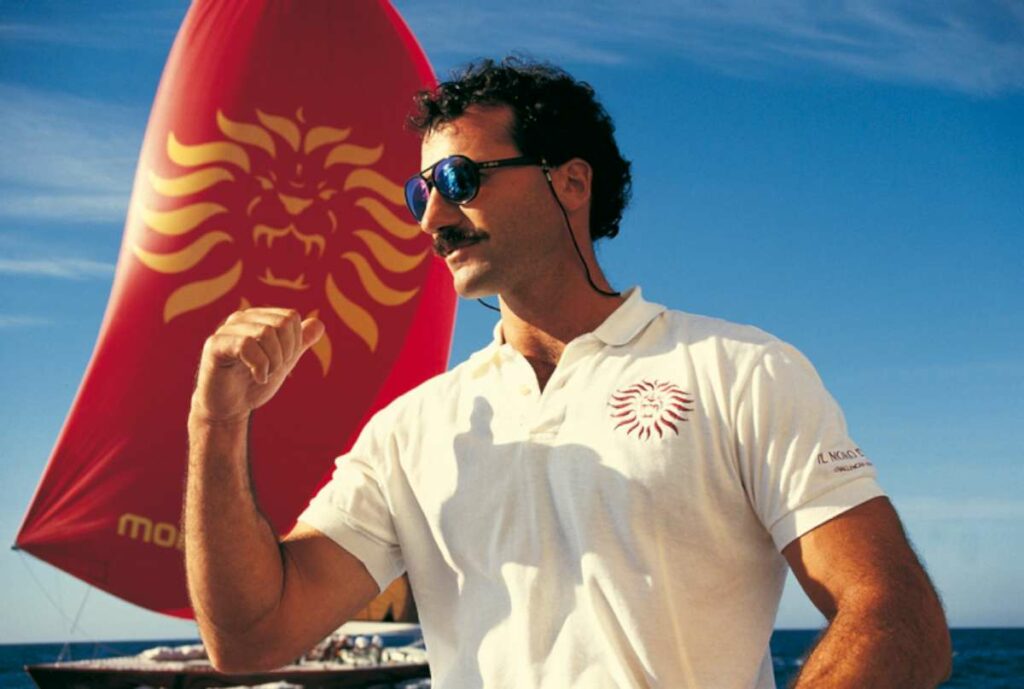 Paul Cayard, the mercurial skipper of Raul Gardini’s Il Moro di Venezia five-boat programme for the 1992 America’s Cup in San Diego. / © Carlo Borlenghi
