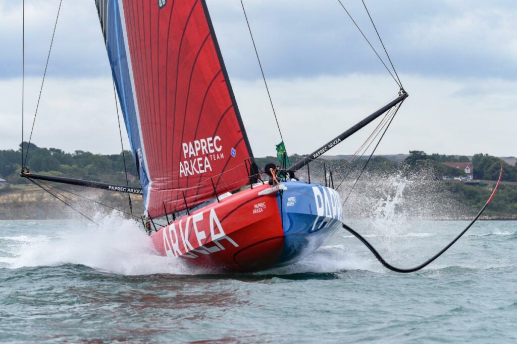 IMOCA favourite Arkea Paprec © Rick Tomlinson/RORC