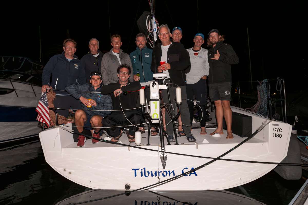 The Bacchanal crew on the dock at Southport Yacht Club - Credit: CYCA | Ashley Dart