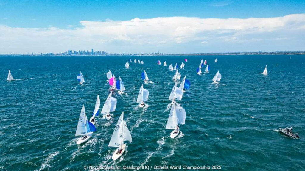 Etchells World Championship 2025 - Credit - Nic Douglass @sailorgirlhq
