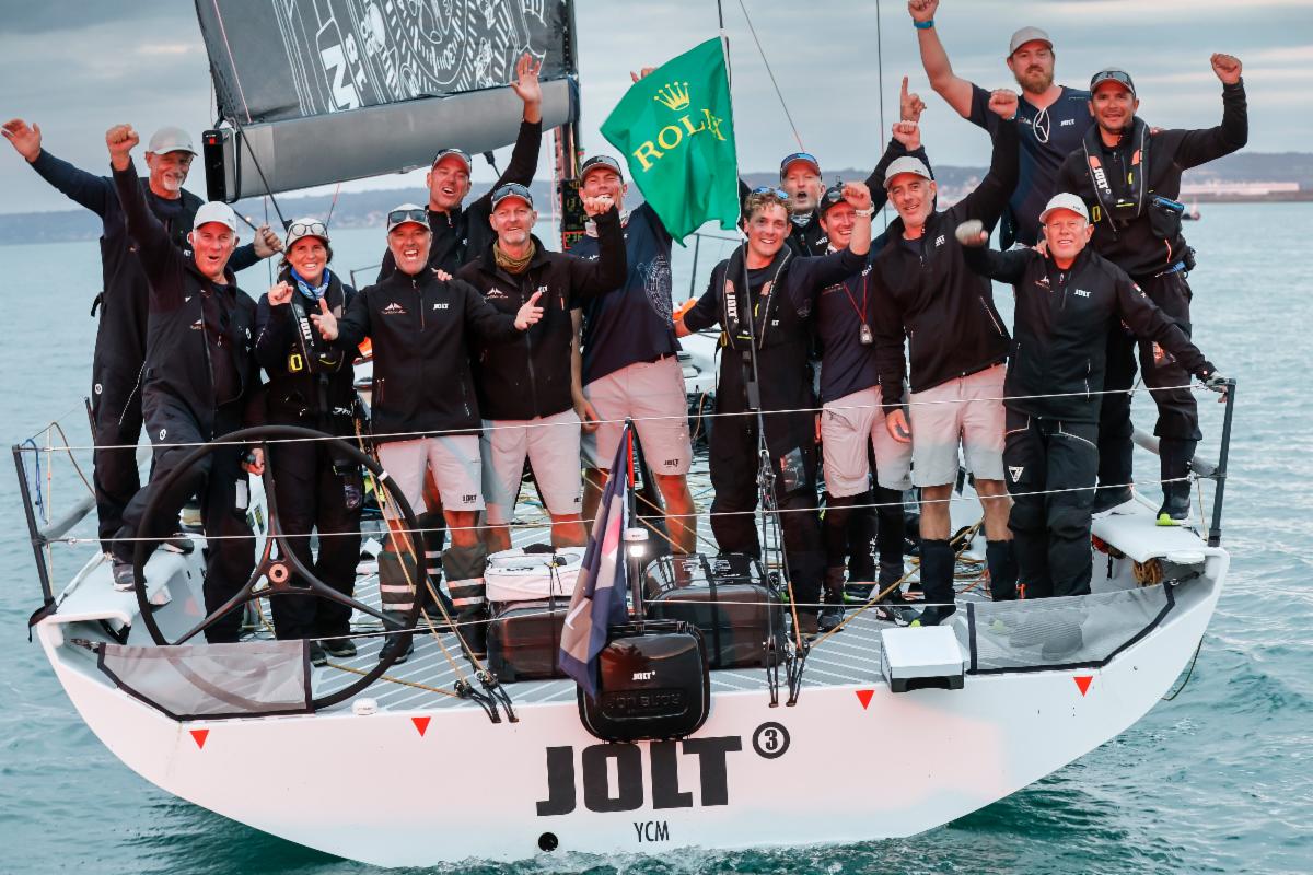 TP52 Jolt 3 skippered by Yacht Club de Monaco member Peter Harrison © Paul Wyeth/RORC