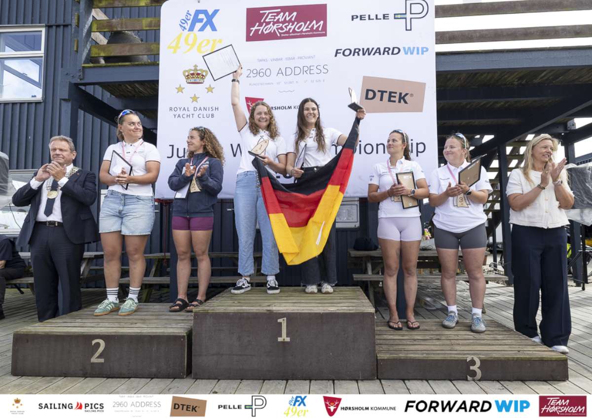 2025 Junior Worlds - 49erFX Podium