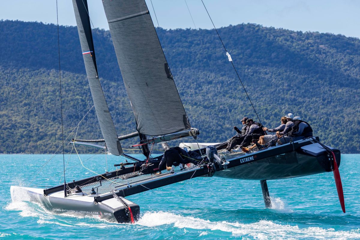 Paul Mitchell's Ullman Sails was second today - Andrea Francolini, ABRW pic