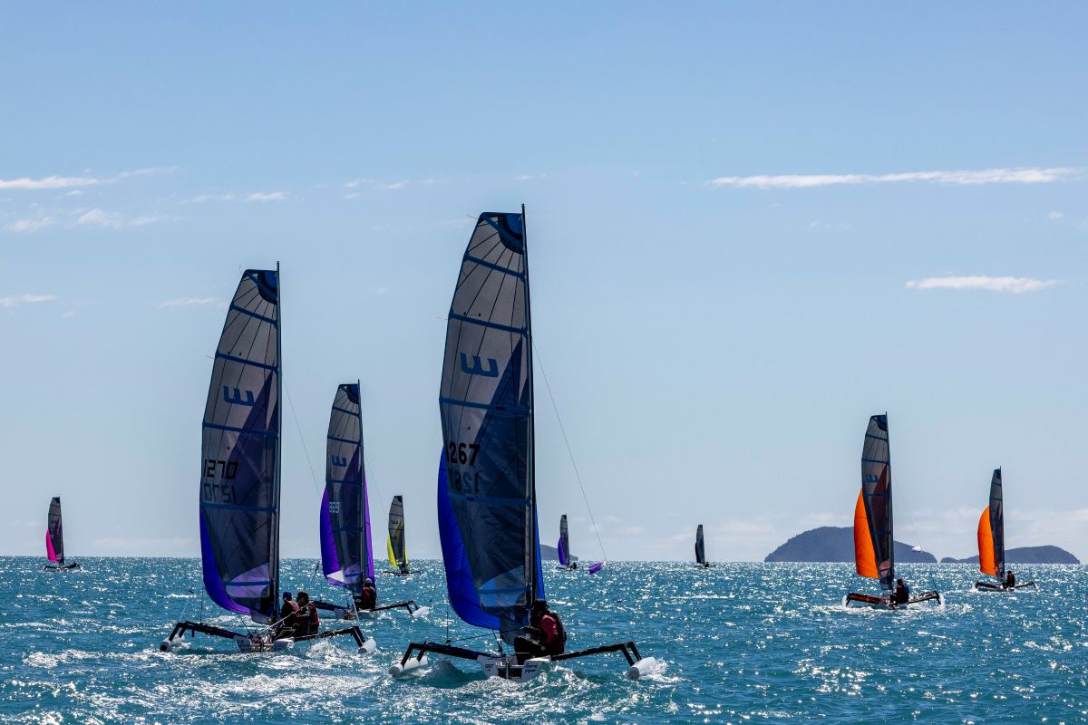 A record 13 Weta 4.4s are challenging for first place - Andrea Francolini, ABRW pic