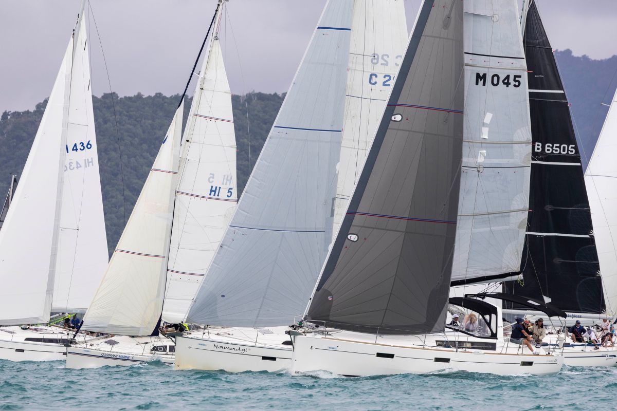 Non-Spinnaker start line - Andrea Francolini, ABRW pic
