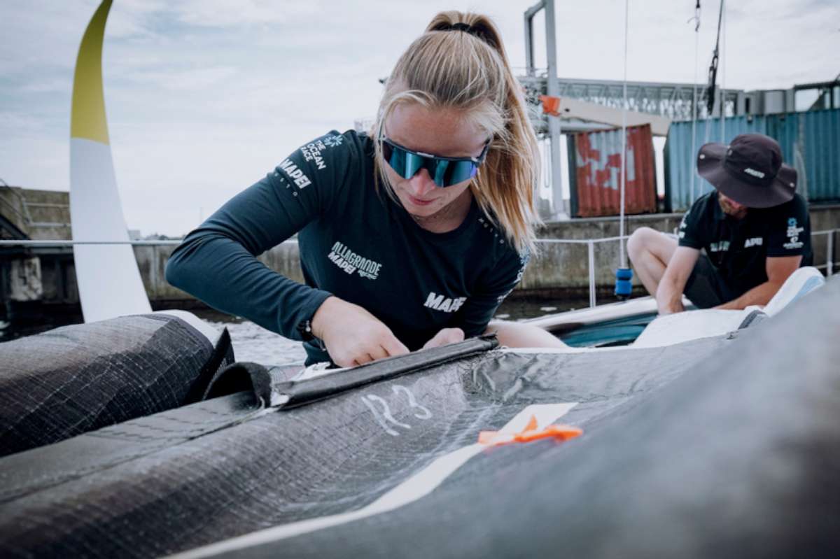 LEG_01 Kiel - Porthsmouth - August 14 2025, Imoca ALLAGRANDE MAPEI, The Ocean Race Europe 2025, © Pierre Bouras / Allagrande MAPEI
