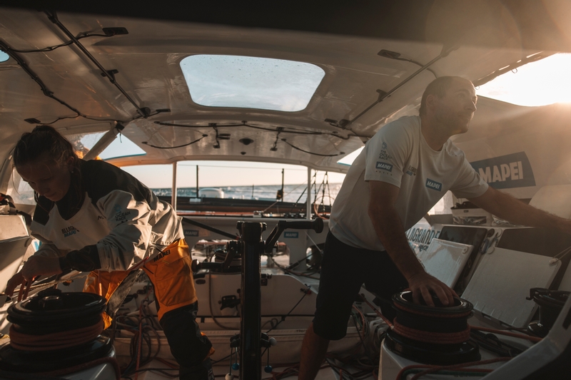 LEG_02 Porthsmouth - Cartagena - August 21 2025, Imoca ALLAGRANDE MAPEI, The Ocean Race Europe 2025, © Pierre Bouras / Allagrande MAPEI / The Ocean Race