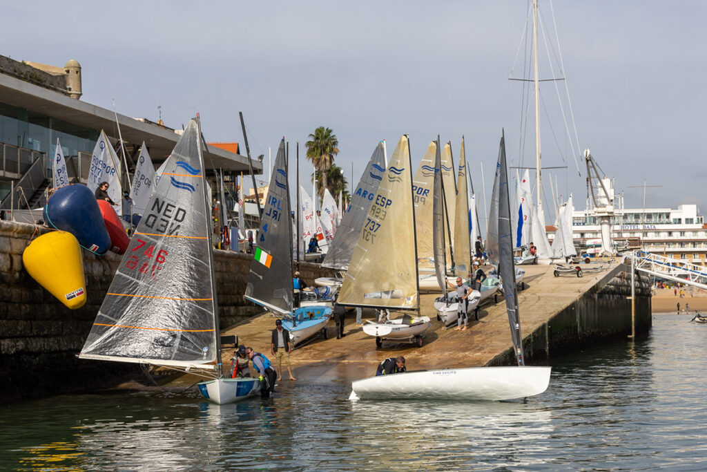 Finn Gold Cup makes welcome return to iconic Cascais - Photo Credit Robert Deaves