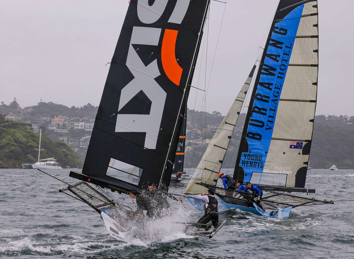 Close fleet racing during the 2024-25 season (SailMedia)