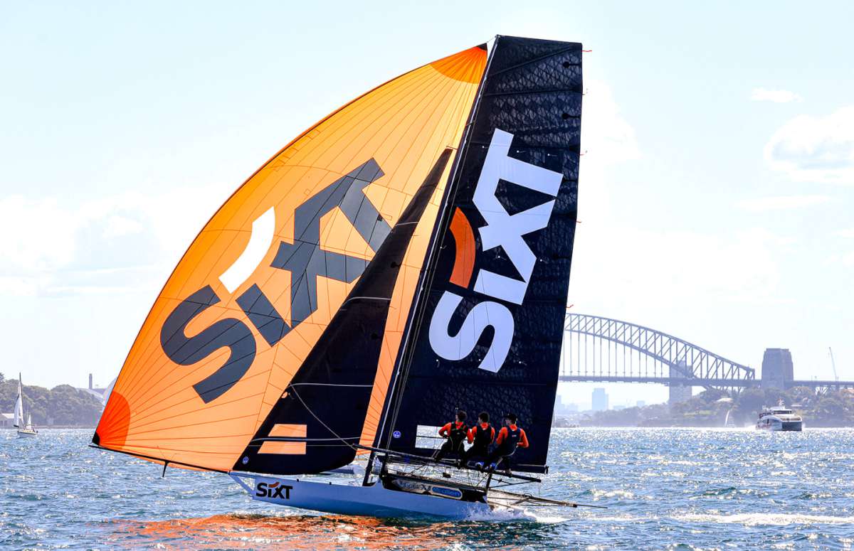 Sixt in action on Sydney Harbour (SailMedia)
