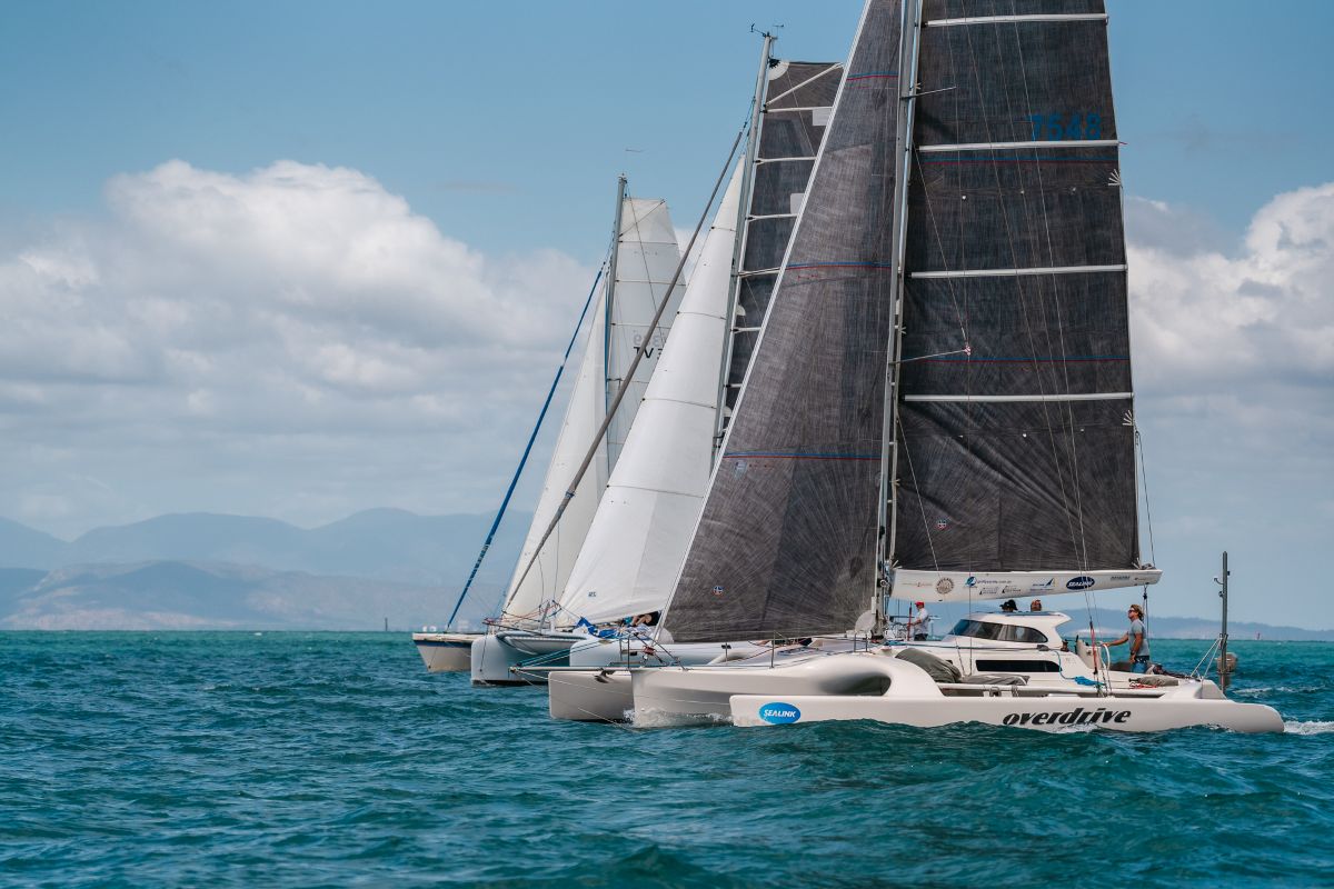 Multihull lineout on Day 3 - Revolution Productions pic