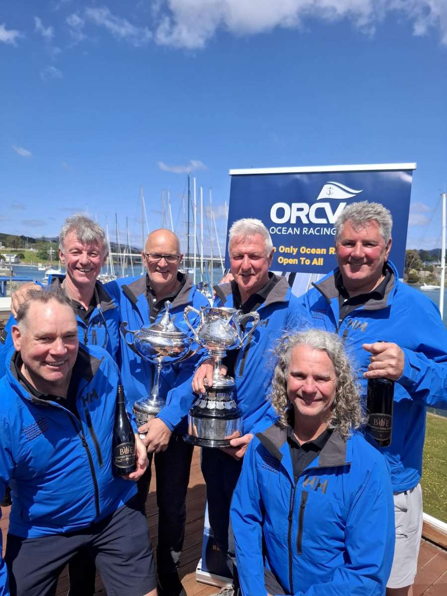 How Bizarre team during the 2024 Melbourne to Devonport Presentation / Photo by Melissa Warren