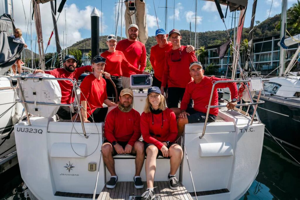 Tony Muller (far right sitting) and his Brava crew - Revolution Productions