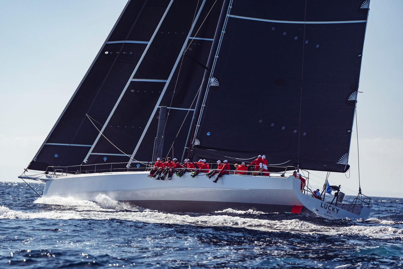 Lucky at the start of the RORC Transatlantic Race - credit Sailing Energy
