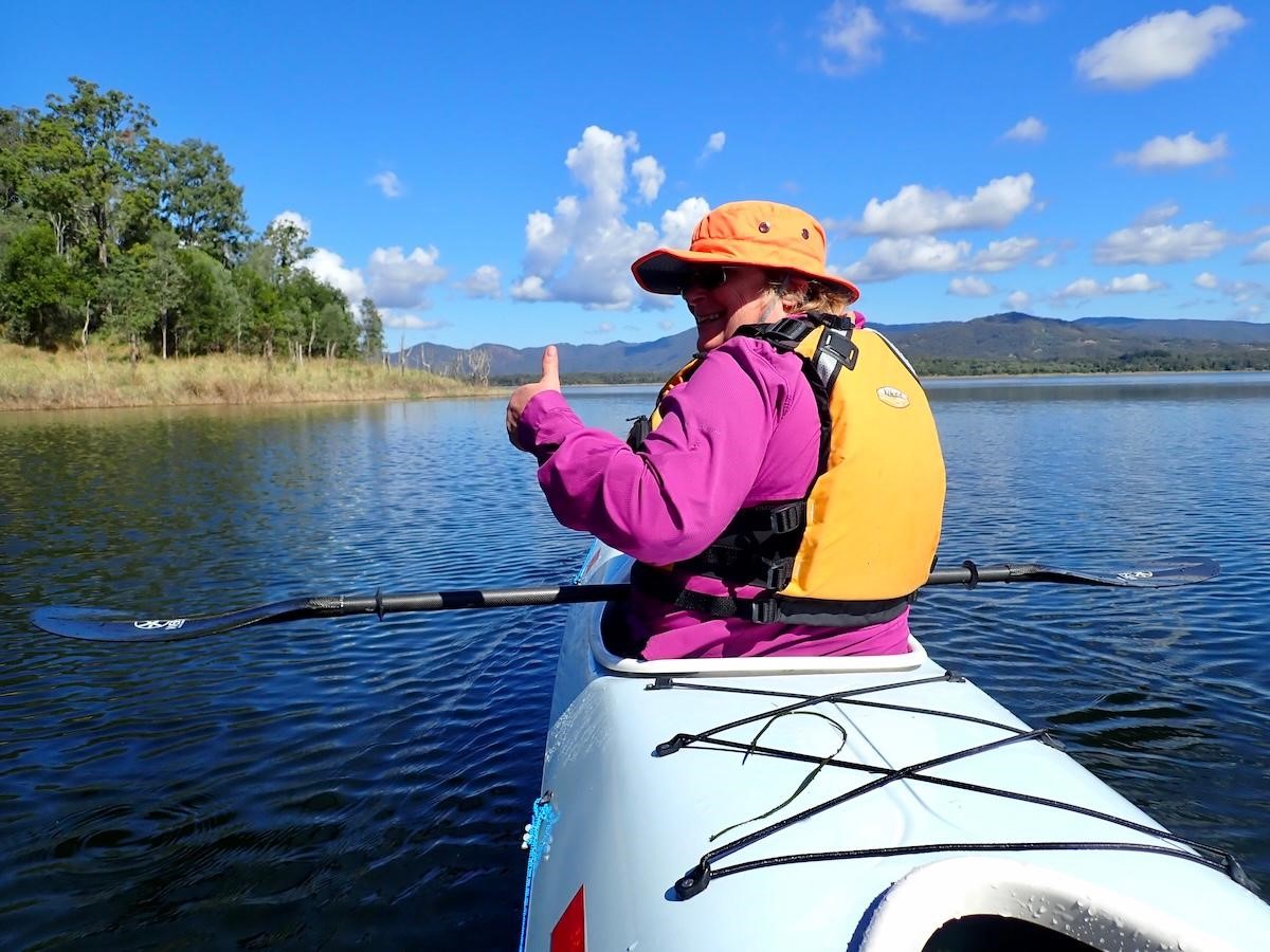 Kayaking at Lake Samsonvale Water Sports Association Open Day