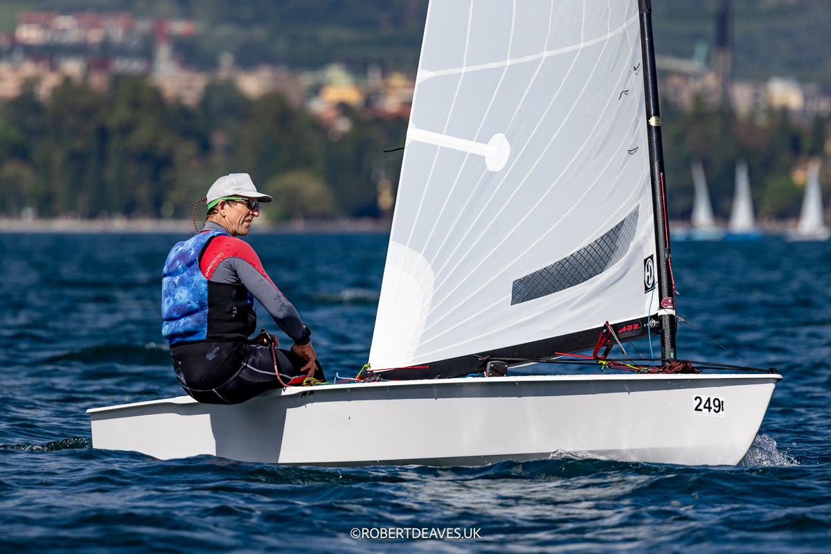 Nick Craig, GBR - OK Dinghy Worlds Opens at Circolo Vela Arco