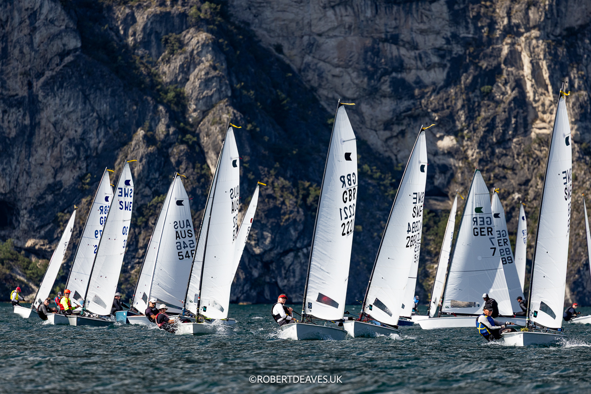 OK Dinghy Worlds Opens at Circolo Vela Arco - Day 1 - Credit Robert Deaves