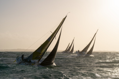 Start of Leg 2 of La Solitaire du Figaro Paprec © Mathieu Rivrin