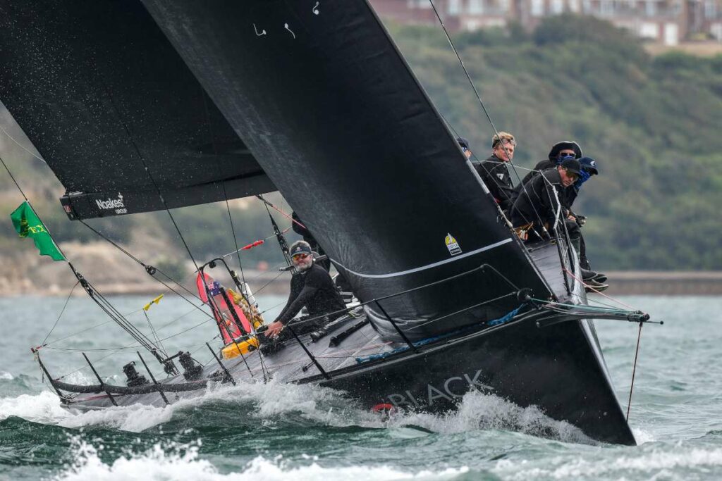 Back 2 Black represents Australia in the 2025 Admiral's Cup - Credit: RORC | James Tomlinson